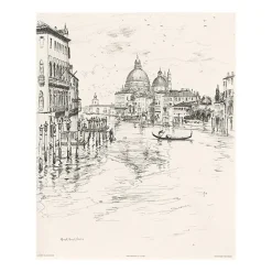 Boutiques de musées Estampe Grand Canal à Venise - Frank Armington Sale