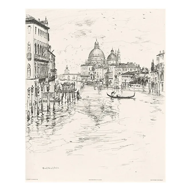 Boutiques de musées Estampe Grand Canal à Venise - Frank Armington Sale