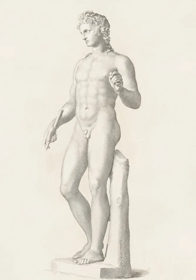 Boutiques de musées Estampe Jeune homme - Claude Mellan New