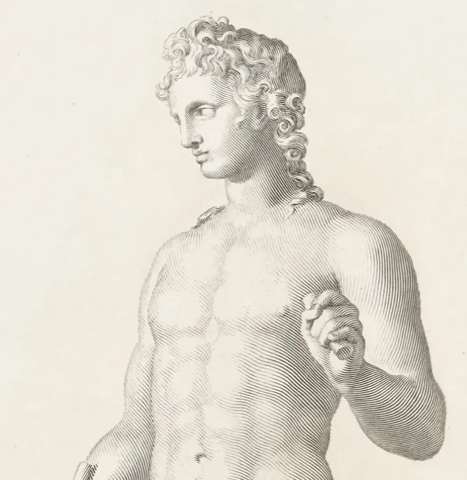 Boutiques de musées Estampe Jeune homme - Claude Mellan New