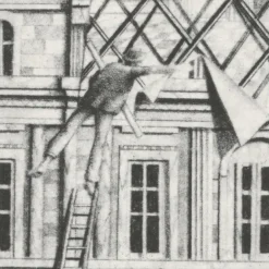 Paris Et Le Louvre|Créations Contemporaines<Boutiques de musées Estampe JR au Louvre 2016
