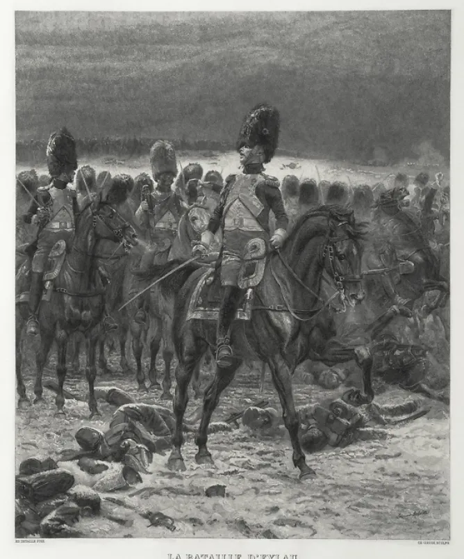 Boutiques de musées Estampe La bataille d'Eylau - Édouard Detaille Outlet