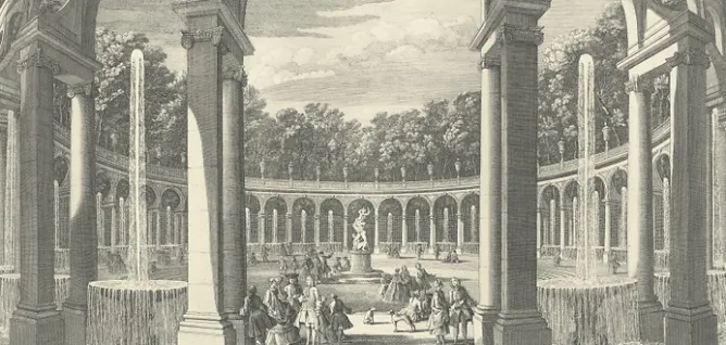 Personnages Et Évènements Historiques<Boutiques de musées Estampe La Colonnade des jardins de Versailles - Jacques Rigaud