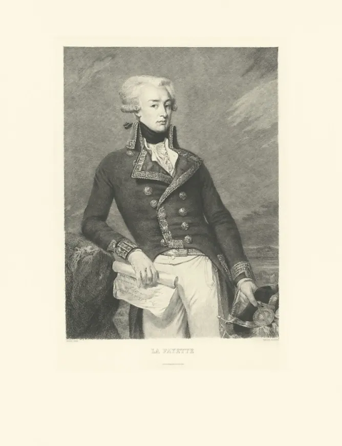 Boutiques de musées Estampe La Fayette - Joseph-Désiré Court Sale