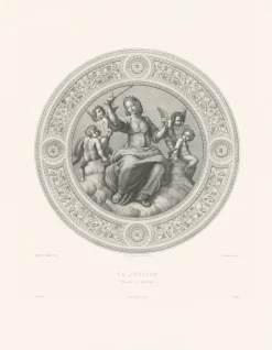 Chefs D'Œuvre Des Musées<Boutiques de musées Estampe La justice - Raphaël