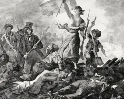 Chefs D'Œuvre Des Musées|Personnages Et Évènements Historiques<Boutiques de musées Estampe La Liberté guidant le peuple, 28 juillet 1830 - Eugène Delacroix