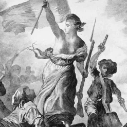 Chefs D'Œuvre Des Musées|Personnages Et Évènements Historiques<Boutiques de musées Estampe La Liberté guidant le peuple, 28 juillet 1830 - Eugène Delacroix
