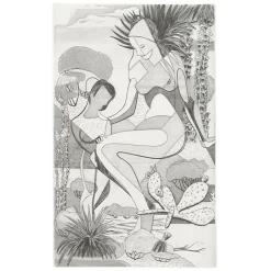 Créations Contemporaines<Boutiques de musées Estampe La Madone au cactus au Nouveau Mexique de Roderick Mead