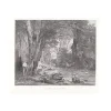Boutiques de musées Estampe La Remise des chevreuils d'Emile Daumont d'après Gustave Courbet Clearance