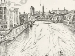 Chefs D'Œuvre Des Musées<Boutiques de musées Estampe La Seine (Exposition 1937) - Louis-Joseph Soulas