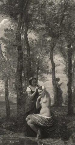 Boutiques de musées Estampe La toilette - Corot Outlet