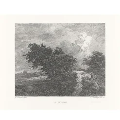Boutiques de musées Estampe Le buisson - Van Ruisdael Best