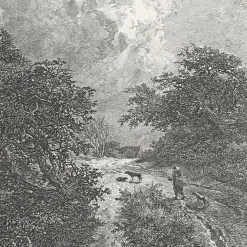 Boutiques de musées Estampe Le buisson - Van Ruisdael Best