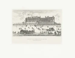 Boutiques de musées Estampe Le château de Saint-Germain-en Laye, en 1658 - Israël Silvestre Best