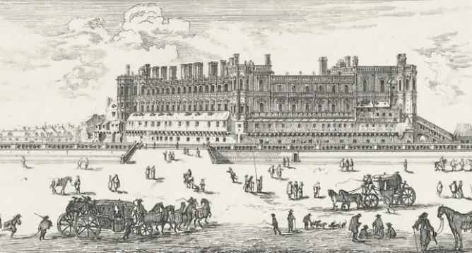 Boutiques de musées Estampe Le château de Saint-Germain-en Laye, en 1658 - Israël Silvestre Best