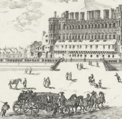 Boutiques de musées Estampe Le château de Saint-Germain-en Laye, en 1658 - Israël Silvestre Best
