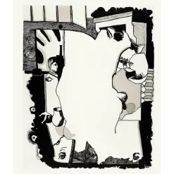 Boutiques de musées Estampe Le deuxième repas des paysans - Jean-Michel Alberola 1996 New