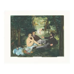 Chefs D'Œuvre Des Musées<Boutiques de musées Estampe Le Déjeuner sur l'herbe d'après Édouard Manet