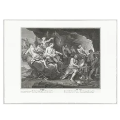 Chefs D'Œuvre Des Musées<Boutiques de musées Estampe Le Feu : Vénus demande à Vulcain de forger des armes