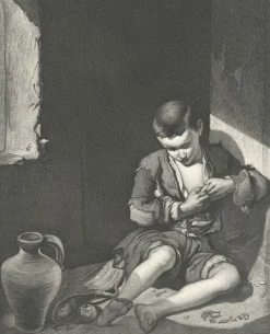 Chefs D'Œuvre Des Musées<Boutiques de musées Estampe Le jeune mendiant - Bartolomé Esteban Murillo