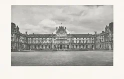 Boutiques de musées Estampe Le Louvre revu par JR, 20 juin 2016 © Pyramide, architecte I.M. Pei, musée du Louvre, Paris, France Sale