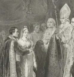 Personnages Et Évènements Historiques<Boutiques de musées Estampe Le mariage de Napoléon Ier et de Marie-Louise au palais du Louvre le 2 avril 1810 - Léopold Massard d'après Rouget