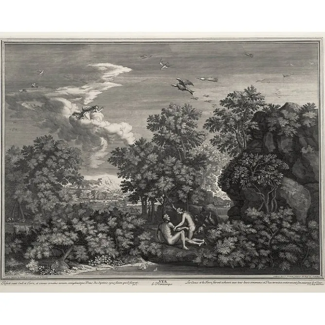 Nature, Fleurs Et Paysages<Boutiques de musées Estampe Le printemps ou le paradis terrestre
