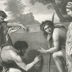 Boutiques de musées Estampe Les bergers d'Arcadie - Nicolas Poussin New
