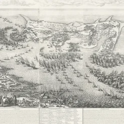 Personnages Et Évènements Historiques<Boutiques de musées Estampe Le siège de l'île de Ré, en 1627 - Jacques Callot