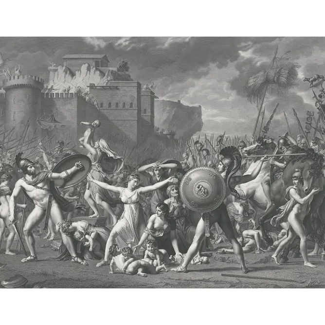Chefs D'Œuvre Des Musées<Boutiques de musées Estampe Les Sabines - Jacques-Louis David