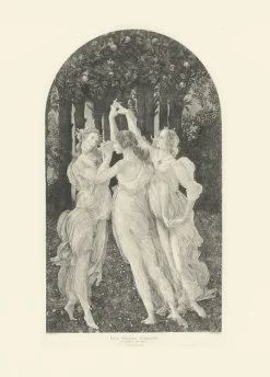 Boutiques de musées Estampe Les Trois Grâces - Botticelli Sale
