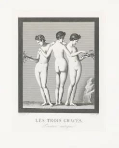 Nu<Boutiques de musées Estampe Les Trois Grâces - Boucher-Desnoyers