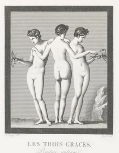 Nu<Boutiques de musées Estampe Les Trois Grâces - Boucher-Desnoyers