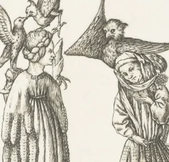 Boutiques de musées Estampe Lettre B de l'Alphabet du Maître E.S - Cécile Reims New