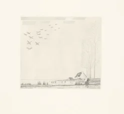 Boutiques de musées Estampe Le Vol de canards (Grande Brière) - Jean-Emile Laboureur Hot