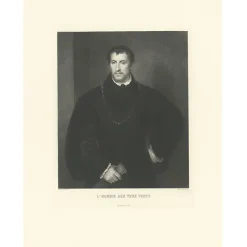 Boutiques de musées Estampe L'homme aux yeux verts - Titien Clearance