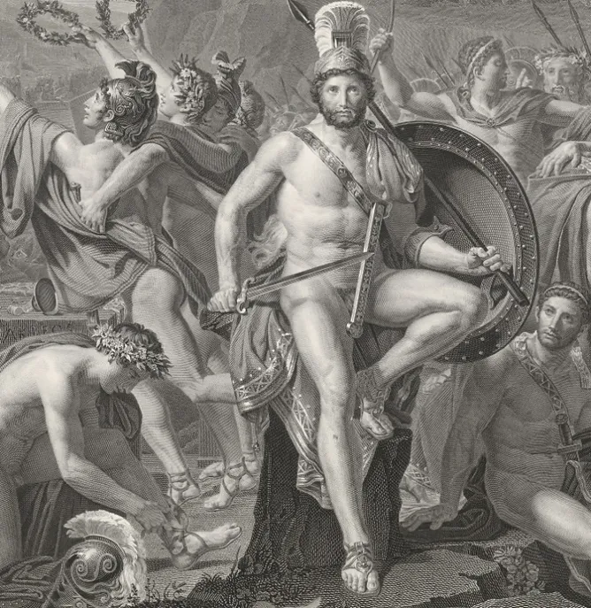 Chefs D'Œuvre Des Musées<Boutiques de musées Estampe Léonidas aux Thermopyles - Jacques-Louis David