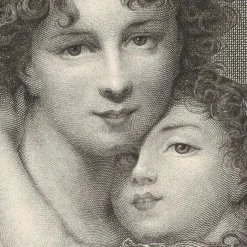 Personnages Et Évènements Historiques|Chefs D'Œuvre Des Musées<Boutiques de musées Estampe Madame Vigée Le Brun et sa fille Jeanne-Lucie, dite Julie