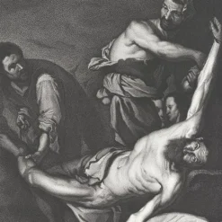 Boutiques de musées Estampe Martyre de saint Barthélémy d'après Ribera