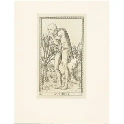 Art Moderne<Boutiques de musées Estampe Misero, carte 1 - Le Tarot de Mantegna, Cécile Reims