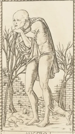 Art Moderne<Boutiques de musées Estampe Misero, carte 1 - Le Tarot de Mantegna, Cécile Reims
