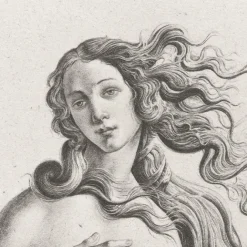 Boutiques de musées Estampe Naissance de Vénus, Fragment - Botticelli