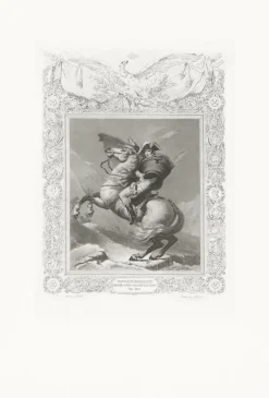 Boutiques de musées Estampe Napoléon Bonaparte, Premier consul, passe les Alpes, en mai 1800 - Jacques-Louis David Online