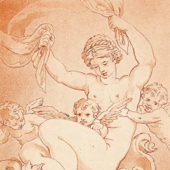 Chefs D'Œuvre Des Musées<Boutiques de musées Estampe Nu, 3 amours et tritons