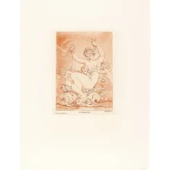 Chefs D'Œuvre Des Musées<Boutiques de musées Estampe Nu, 3 amours et tritons