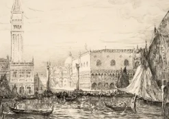 Boutiques de musées Estampe Palais des Doges à Venise - Pierre Gusman Online