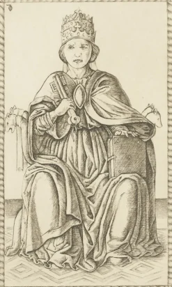 Boutiques de musées Estampe Papa, carte 10, Le Tarot de Mantegna - Cécile Reims Best
