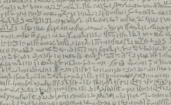 Description De L'Égypte<Boutiques de musées Estampe Pierre de rosette Partie centrale - Égyptien démotique