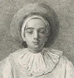 Boutiques de musées Estampe Pierrot, dit autrefois Gilles - Jean-Antoine Watteau Discount