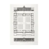 Paris Et Le Louvre<Boutiques de musées Estampe Plan, élévation et coupe du Louvre - Louis-Pierre Baltard